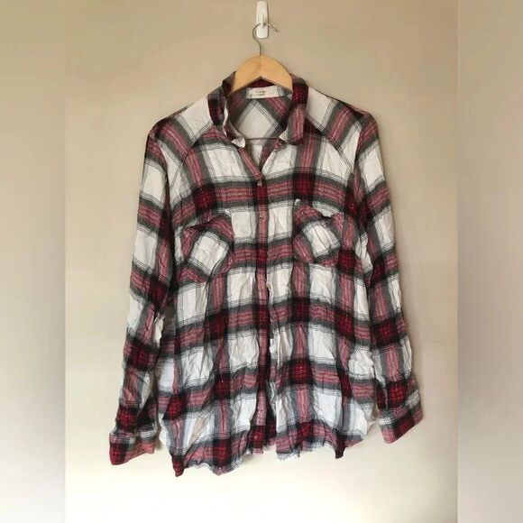 🟧 Maurices | Plaid Button Up - Picture 1 of 7